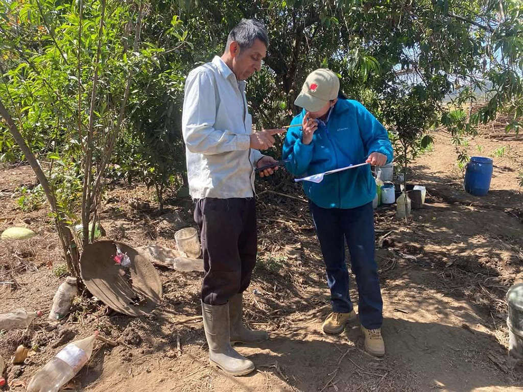 Convite à agricultor guatemalteco para participar do projeto